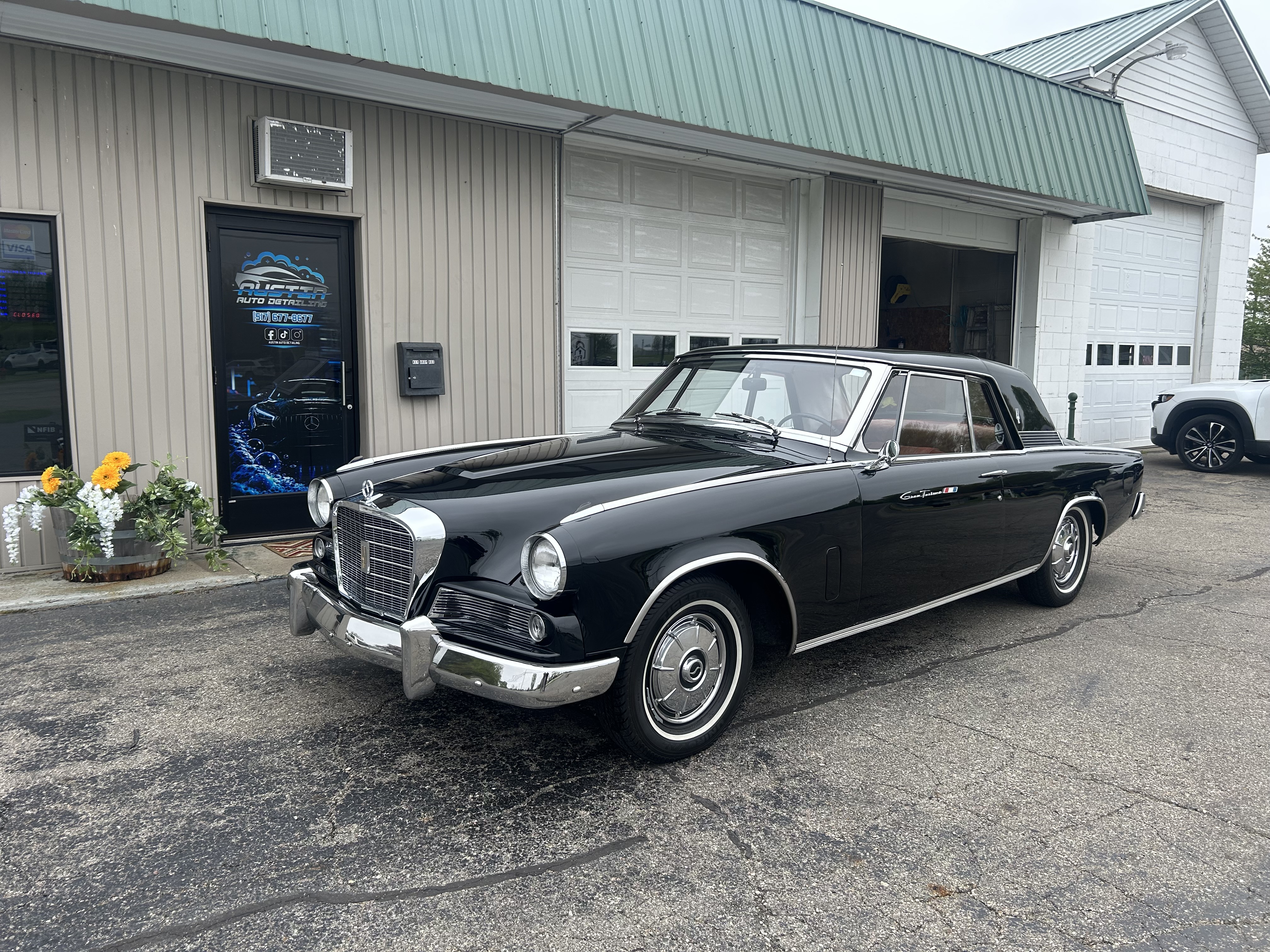 Classic Studebaker exterior detail