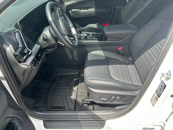 Clean SUV interior